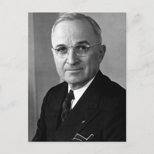 Harry S. Truman 33rd President Briefkaart (Voorkant)
