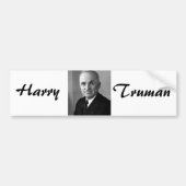 Harry S. Truman 33rd President Bumpersticker (Voorkant)