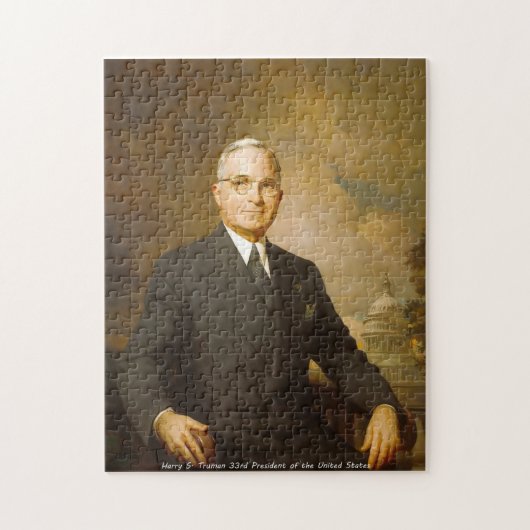 Harry S. Truman 33rd President Legpuzzel (Verticaal)