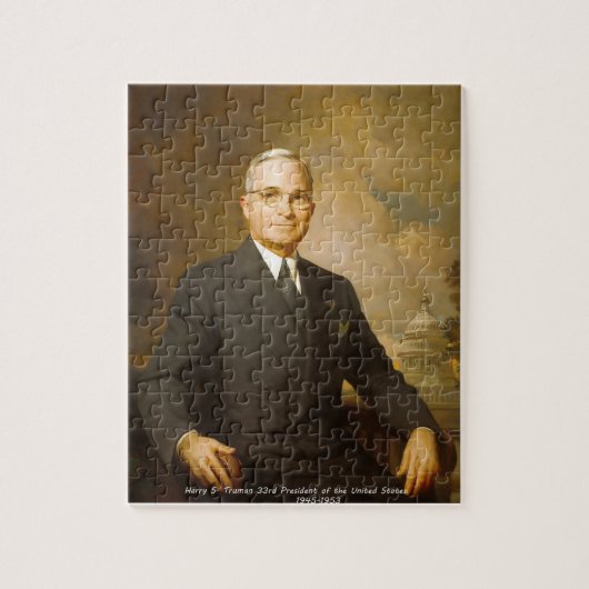 Harry S. Truman 33rd President Legpuzzel (Verticaal)