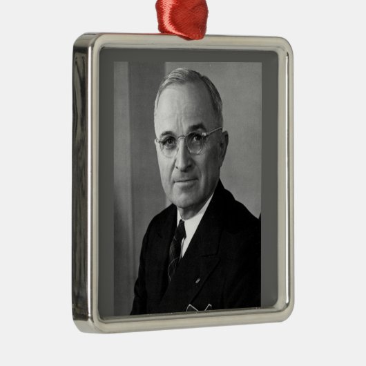 Harry S. Truman 33rd President Metalen Ornament (Rechts)