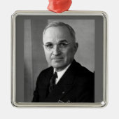 Harry S. Truman 33rd President Metalen Ornament (Voorkant)