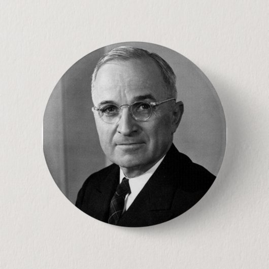 Harry S. Truman 33rd President Ronde Button 5,7 Cm (Voorkant)