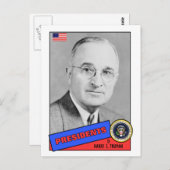Harry S. Truman Baseball Card Briefkaart (Voorkant / Achterkant)