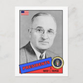 Harry S. Truman Baseball Card Briefkaart (Voorkant)