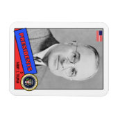 Harry S. Truman Baseball Card Magneet (Horizontaal)
