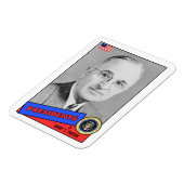 Harry S. Truman Baseball Card Magneet (Linkerzijde)