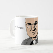 Harry S Truman - De Buck houdt hier op! Koffiemok (Voorkant links)