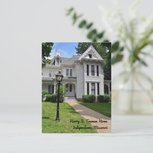 Harry S. Truman Home Briefkaart (Staand voorkant)
