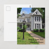 Harry S. Truman Home Briefkaart (Voorkant / Achterkant)