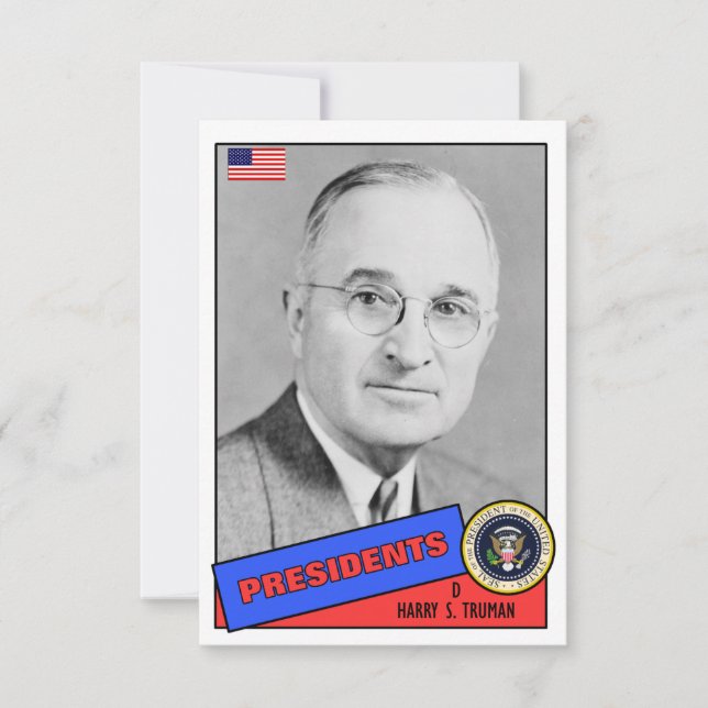 Harry S. Truman-honkaarten (Voorkant)