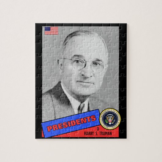 Harry S. Truman-honkaarten Legpuzzel (Verticaal)