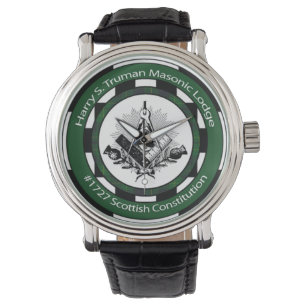 Harry S. Truman Masonic Lodge #1727 Wristwatch Horloge
