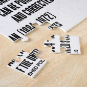 Harry S. Truman No gov is perfecte democratie Legpuzzel (Zijkant)