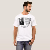 Harry S. Truman No gov is perfecte democratie T-shirt (Voorkant volledig)
