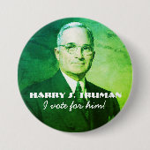 Harry S. Truman Ronde Button 7,6 Cm (Voorkant)