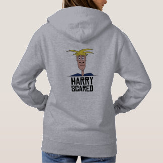 Harry Scared Hoodie Gray, dames