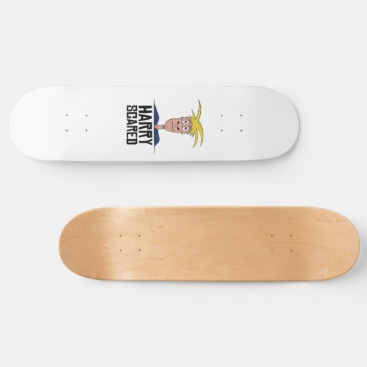 Harry Scared Schaats Board Deck Persoonlijk Skateboard (Horizontaal)