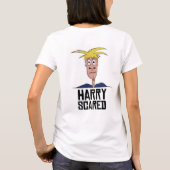 Harry Scared White Women's T-Shirt (Achterkant)