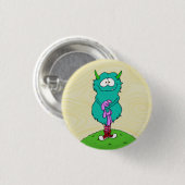 Harry & Snugglewort, knop Ronde Button 3,2 Cm (Voorkant /achterkant)