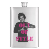 Harry Style, uit stijlvol Afbeelding, duurzame fle Heupfles (Voorkant)
