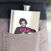 Harry Style, uit stijlvol Afbeelding, duurzame fle Heupfles (Voorbeeld)