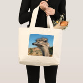 Harry the Happy Ostrich Grote Tote Bag (Voorkant (product))