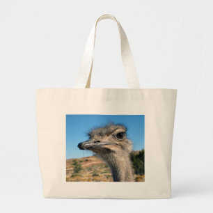 Harry the Happy Ostrich Grote Tote Bag