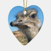 Harry the Happy Ostrich Keramisch Ornament (Links)
