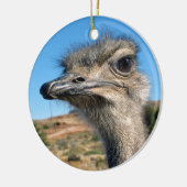 Harry the Happy Ostrich Keramisch Ornament (Links)
