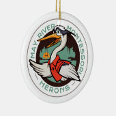 Harry The Heron Holiday Ornament (Rechts)