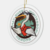 Harry The Heron Holiday Ornament (Links)