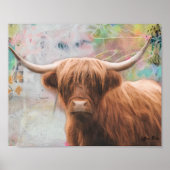 Harry the Highland Koe Print (Voorkant)