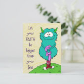 Harry the Monster, briefkaart (Staand voorkant)