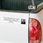 Harry Truman - Democratie Bumpersticker (Op Truck)