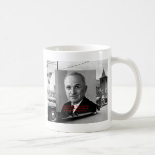 Harry Truman "Geeft ze de hel" Wijsheid Cadeau Ges Koffiemok