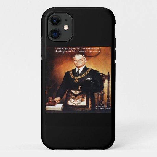Harry Truman & Give 'Em Hell Quote iPhone 5 Hoes (Achterkant)