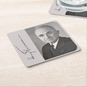 Harry Truman Kartonnen Onderzetters