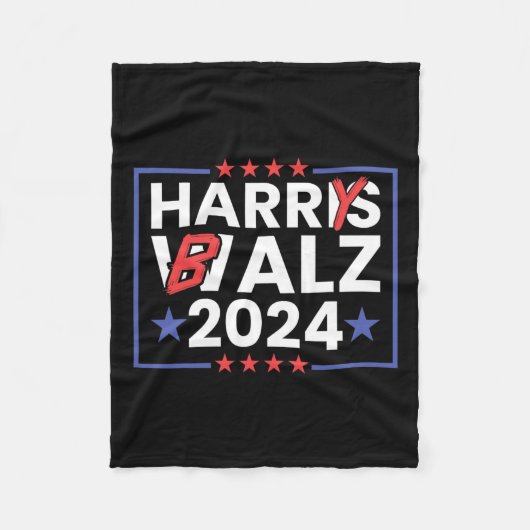 Harrys B Funny Harry B 2024 2 Fleece Deken (Voorkant)