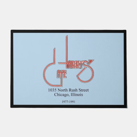 Harry's Cafe, Chicago, IL Doormat Deurmat (Voorkant)