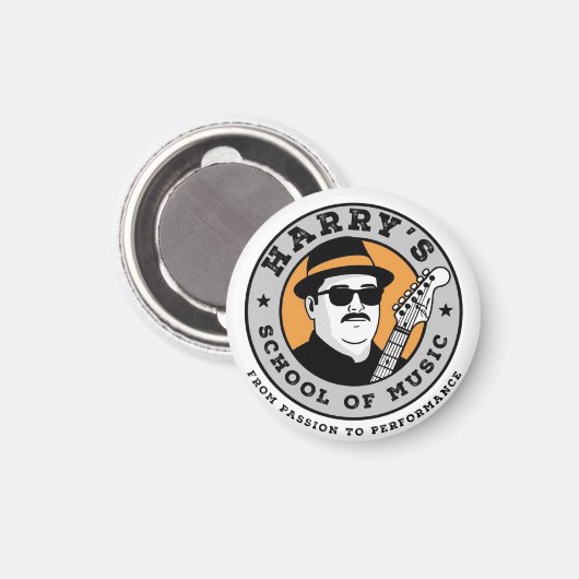 Harry's Music Magneet (Voorkant / Achterkant)