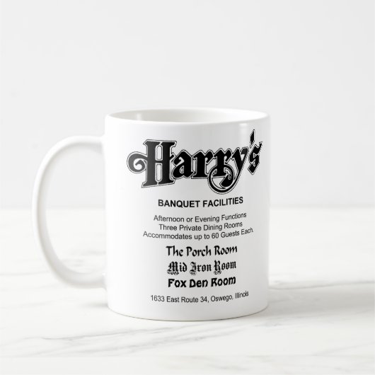 Harry's Restaurant, Oswego, IL Koffiemok (Links)
