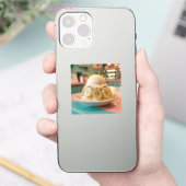 Hars Banaan Sundae | Retro IJssalon Sticker (Telefoon)