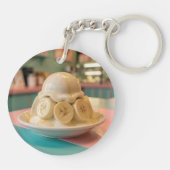 Hars Banaan Sundae | Retro Ijszaak Sleutelhanger (Achterkant)