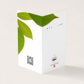 Hars Oorbel Display Kaart Visitekaartje (Buitenkant)