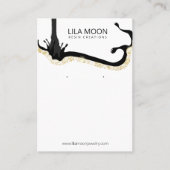 Hars Theme Oorbel Kaarten Visitekaartje (Voorkant)