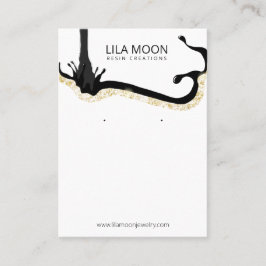 Hars Theme Oorbel Kaarten Visitekaartje