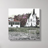 Harsens Island Michigan St Marks Church 1925 Canvas Afdruk (Voorkant)