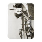 Harsens Island Michigan St Marks Church 1925 uitzi Magneet (Verticaal)