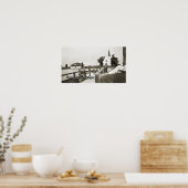 Harsens Island Michigan St Marks Church 1925 uitzi Poster (Keuken)